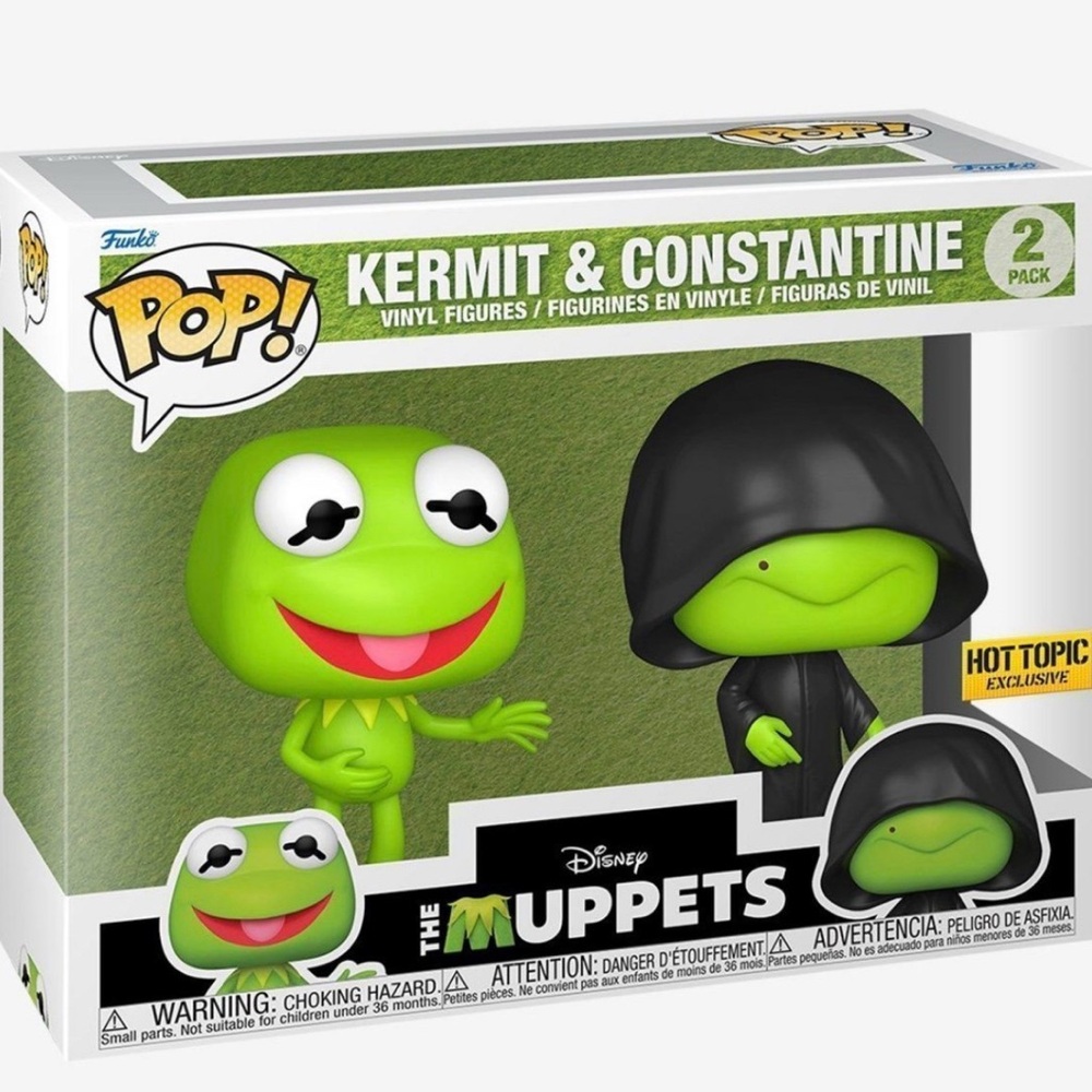 Funko Pop! Vinyl: The Muppets
- Kermit & Constantine 2-Pack
-Hot Topic Exclusive